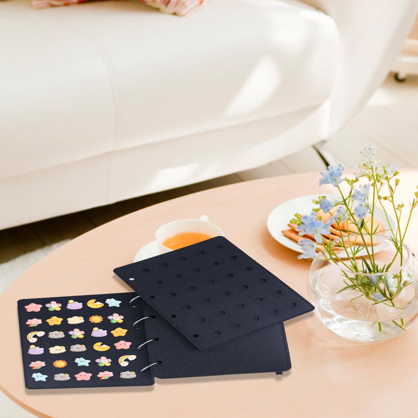 Amazon｜ピンディスプレイバインダー、エナメル缶バッジ 収納ファイル